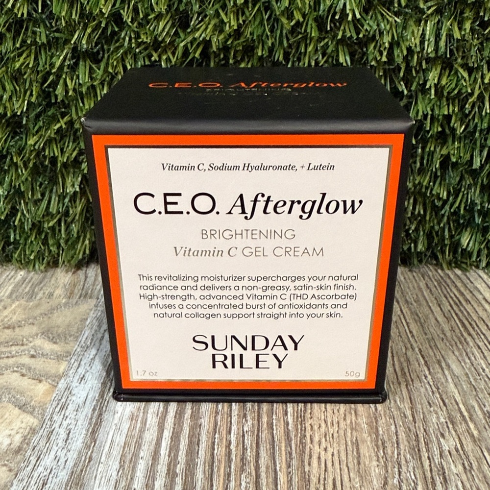 Sunday Riley C.E.O. Afterglow Brightening Vitamin C Gel Cream 1.7 oz 50g